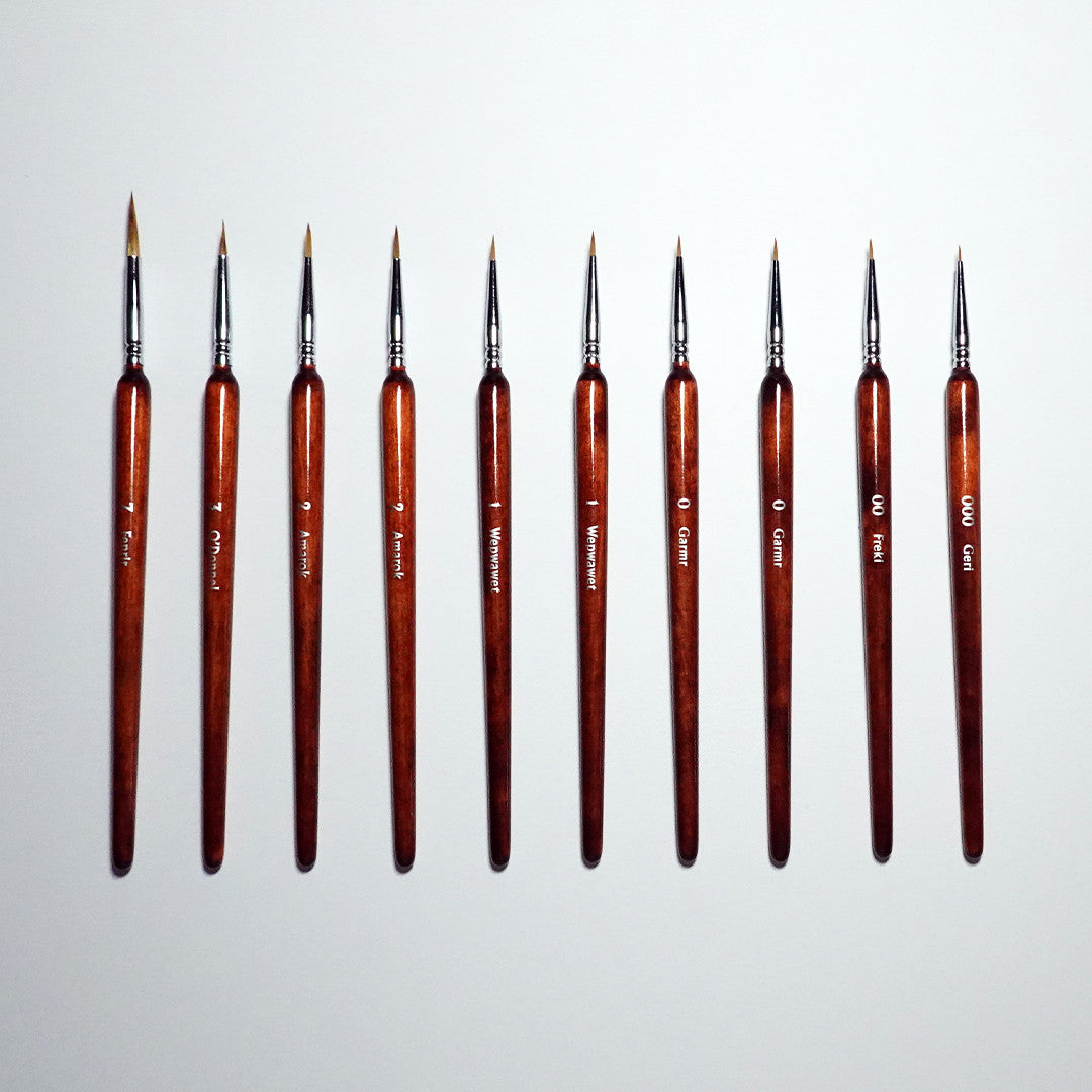 Wolf Bristle Brush Set - Chronicle RPGs